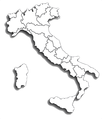Mappa Italia piccola